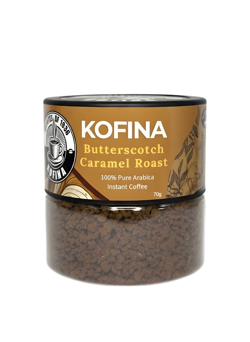 Kofina Butterscotch Caramel Roast – Premium Flavoured Instant Coffee