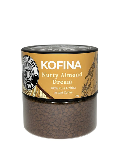 Kofina Nutty Almond Dream – Premium Flavoured Instant Coffee