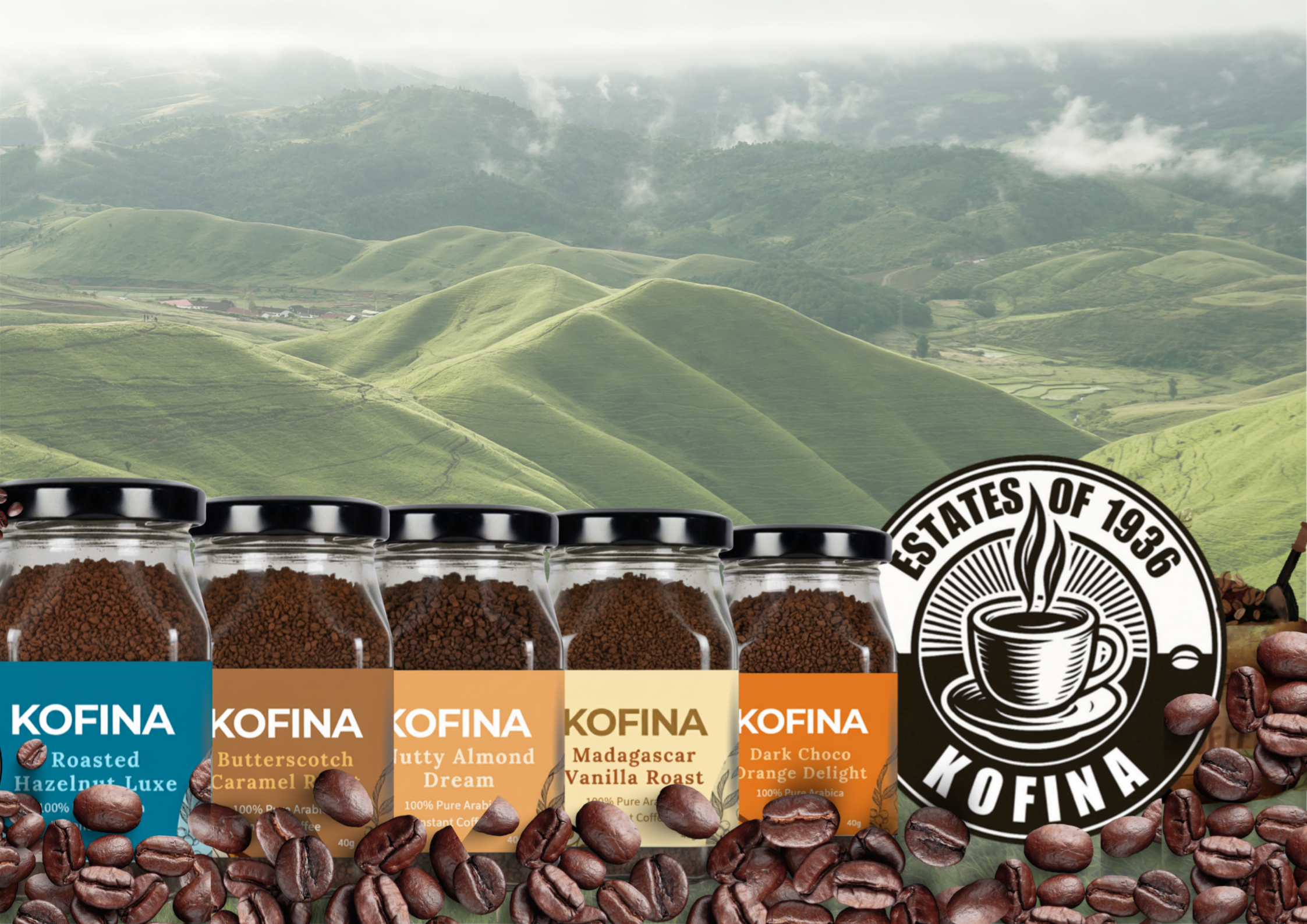 Kofina Coffee - Premium Instant Coffee Brand from India | Freshly Brewed Flavors Online