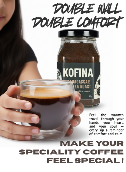 Double Walled Glass, 250 ml