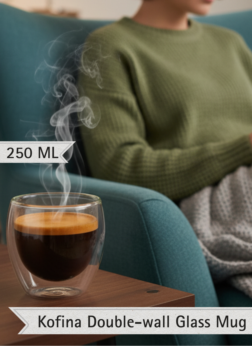 Double Walled Glass, 250 ml